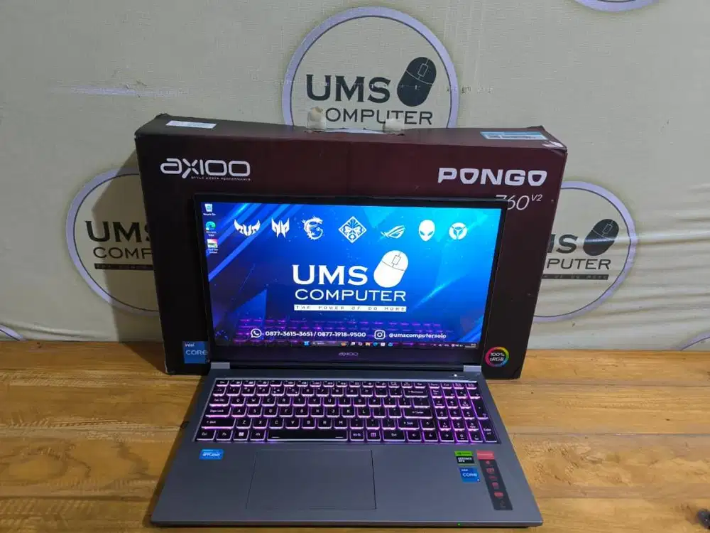 AXIOO PONGO 760 V2 CORE I7 13620H Ram 32GB SSD 512GB RTX 4060