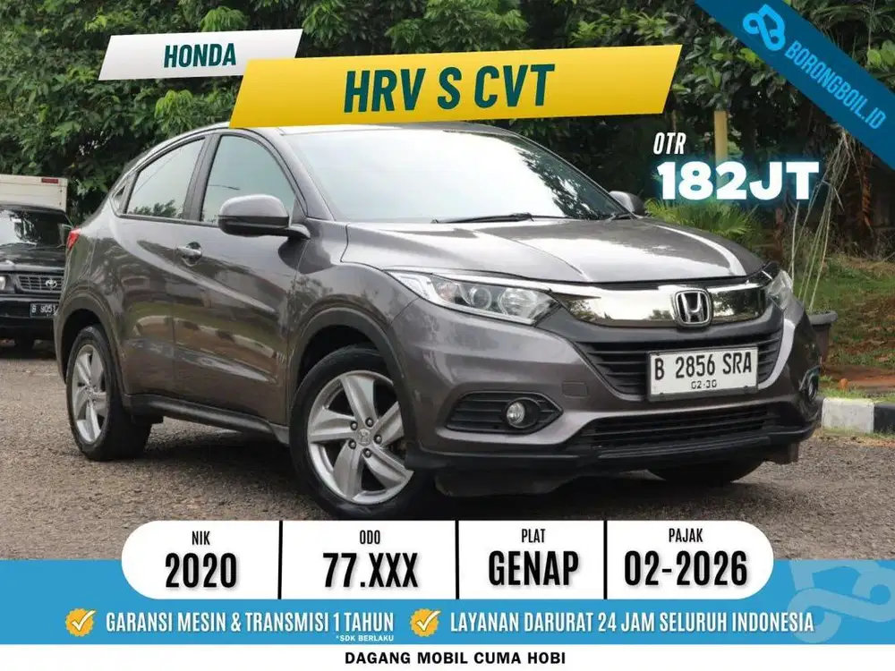 HONDA HRV S CVT 2020 SERVICE RECORD