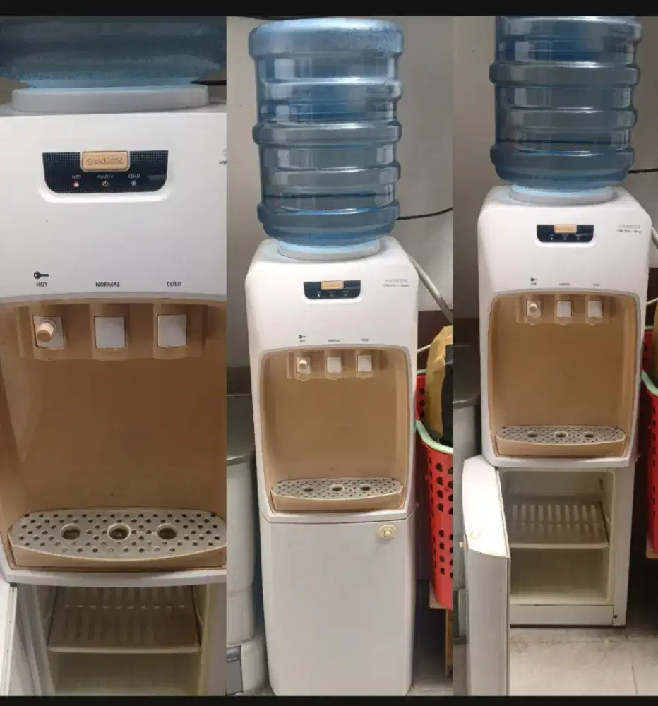 Dispenser galon atas sanken HWD -755C +  cabinet