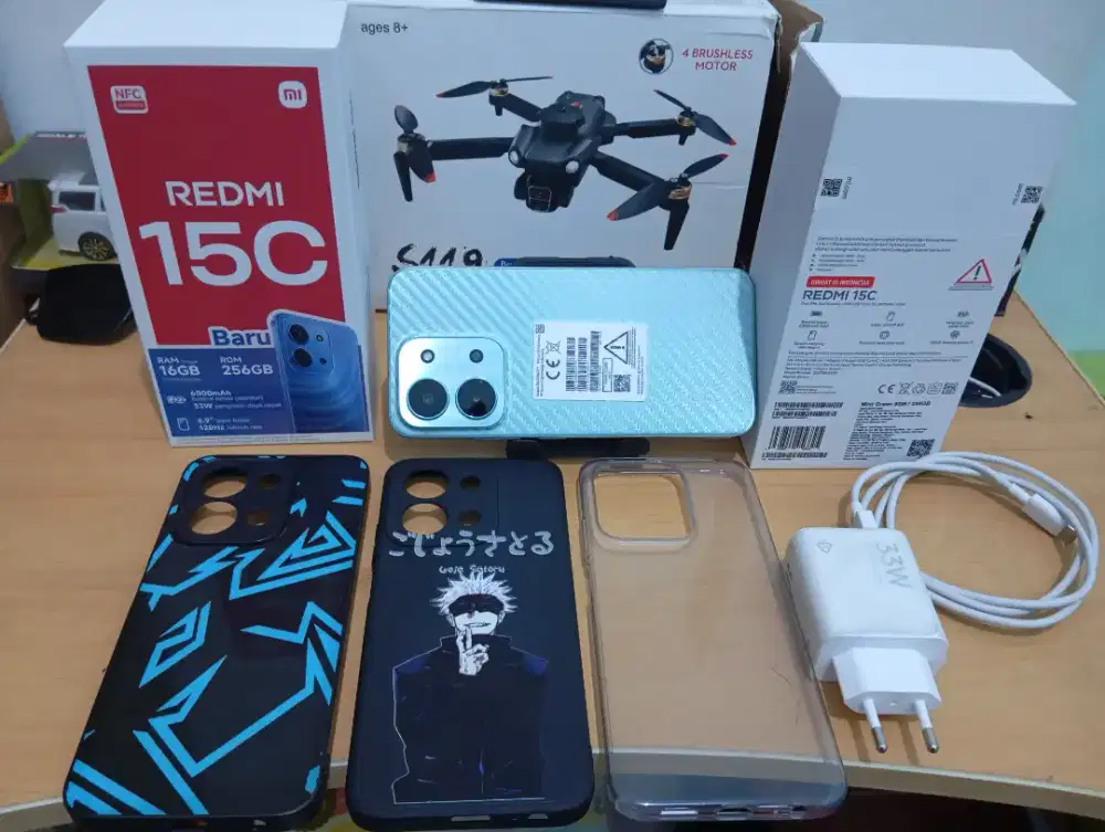 Redmi 15 c ram 8/256 mulus dan garansi
