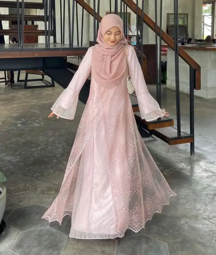 Dress muslim & hijab segiempat paripurna