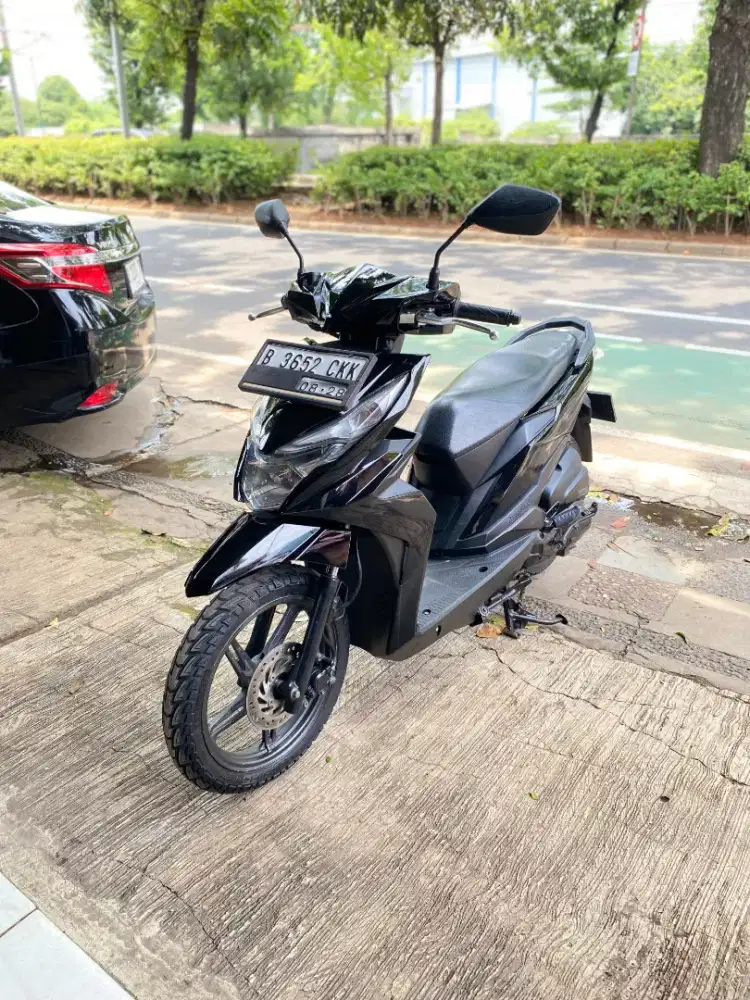 Beat 110 Matic 2018 Hitam Terawat Siap Pakai Dokumen Lengkap