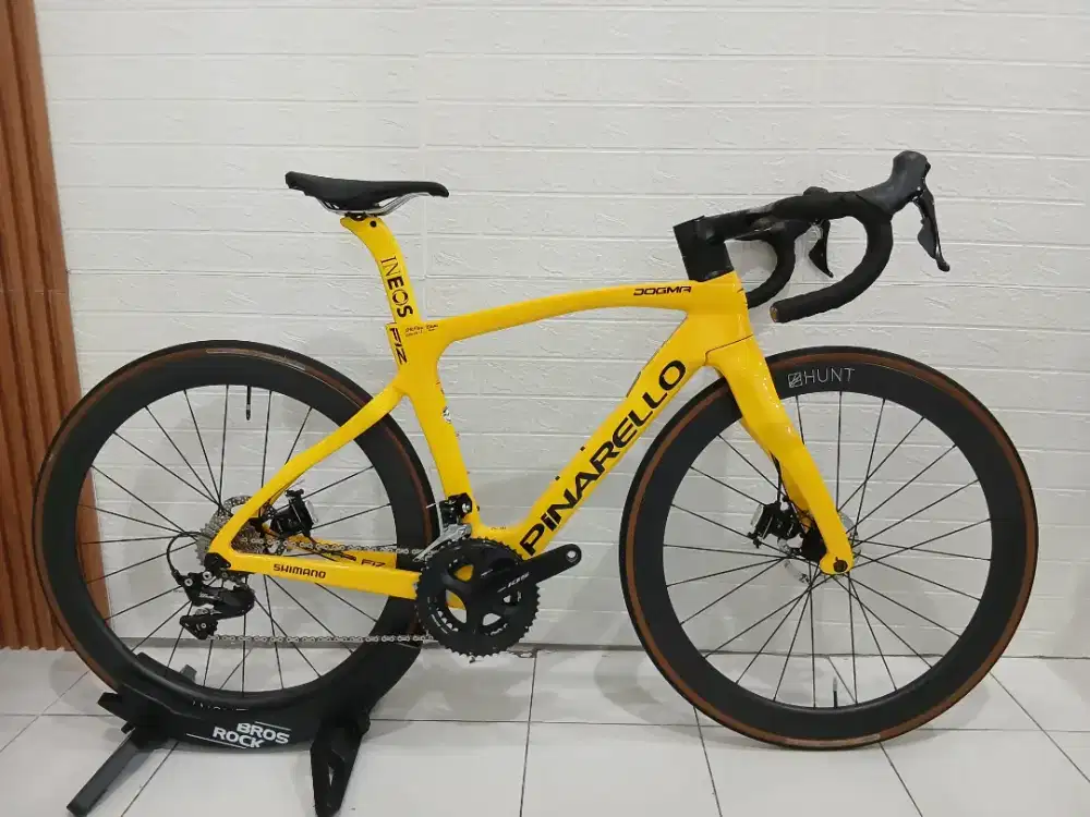 ROADBIKE P1N4R3LL0 D0GM4 F12 DISCBRAKE YELLOW TDF ACM SIZE 46,5 SECOND