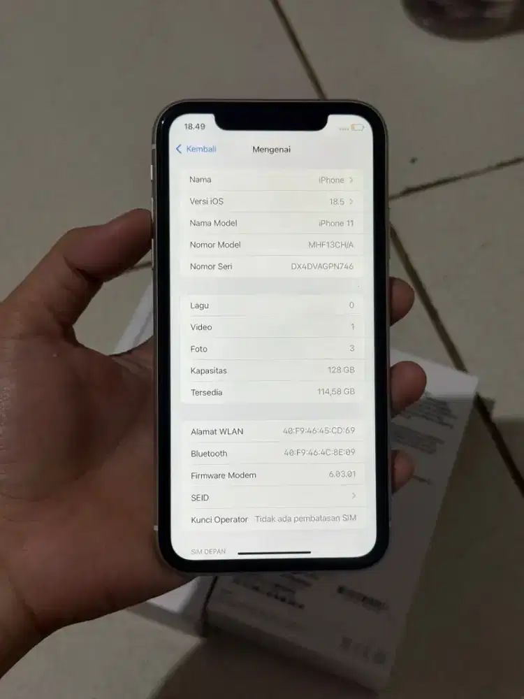 Hp iPhone 11  ex inter