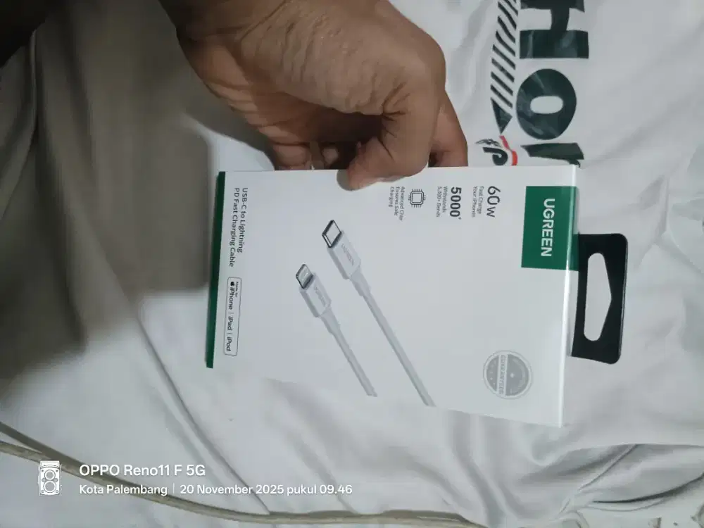 JUAL kabel data original type c ke lighting UGREEN fast charging MFI