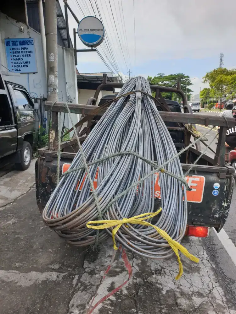 Besi beton full sni 8 10 13 16 polos dan ulir