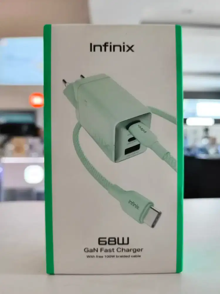 ADAPTER ORIGINAL INFINIX GAN 68W FAST CHARGER
