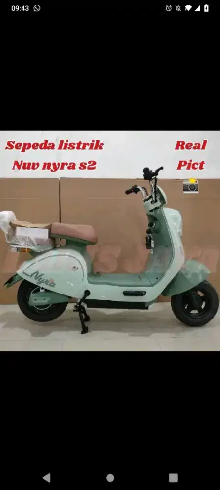 Sepeda listrik merk nuv s nyra