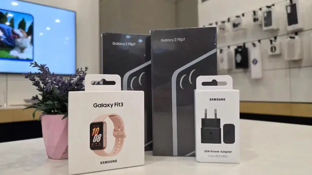 SAMSUNG GALAXY Z FLIP7 PROMO FREE GALAXY FIT3 & ADAPTOR 25W