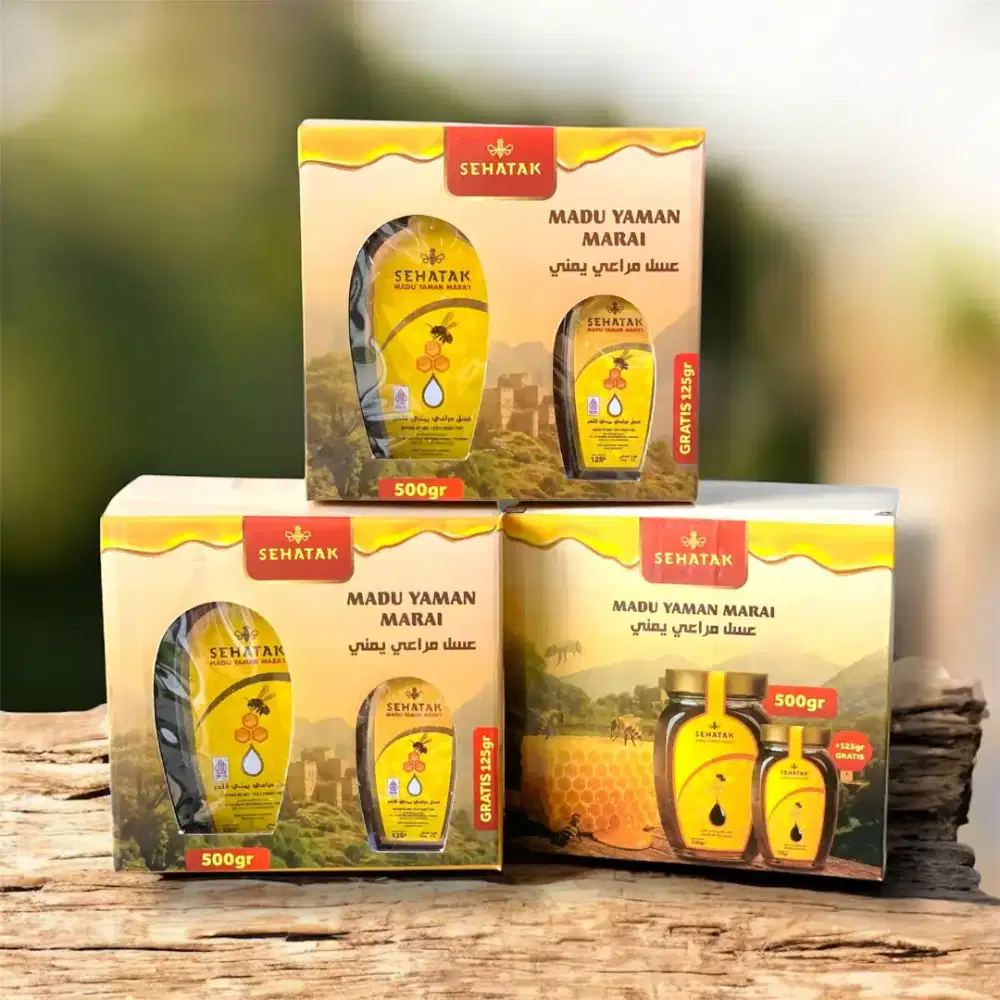Bundling Madu Yaman Marai 500ml free 125gr