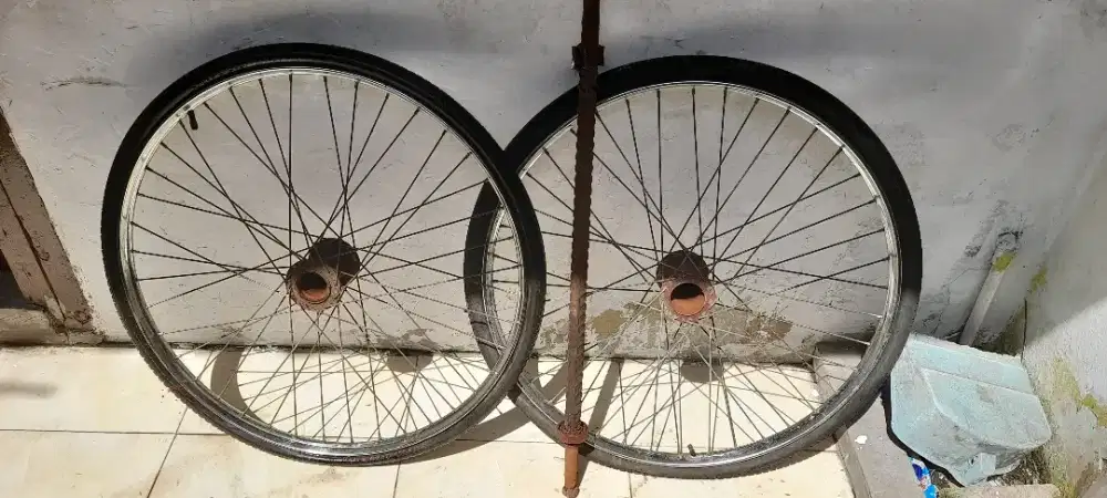 Roda gerobak jari jari Uk 28