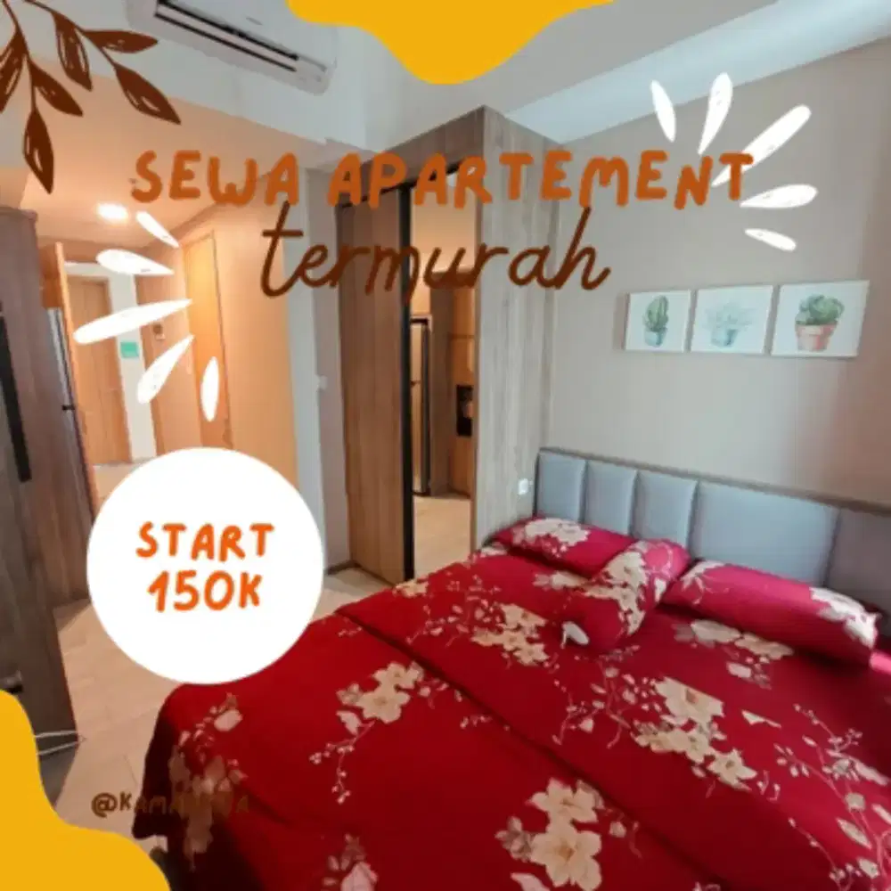 SEWA APARTEMEN TREEPARK HARIAN/TRANSIT TERMURAH TANGERANG