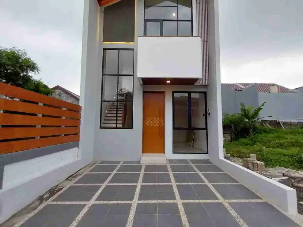 Di Jual Rumah Modern Scandinavian. Nyaman Bebas Banjir dan Sangat Strategis