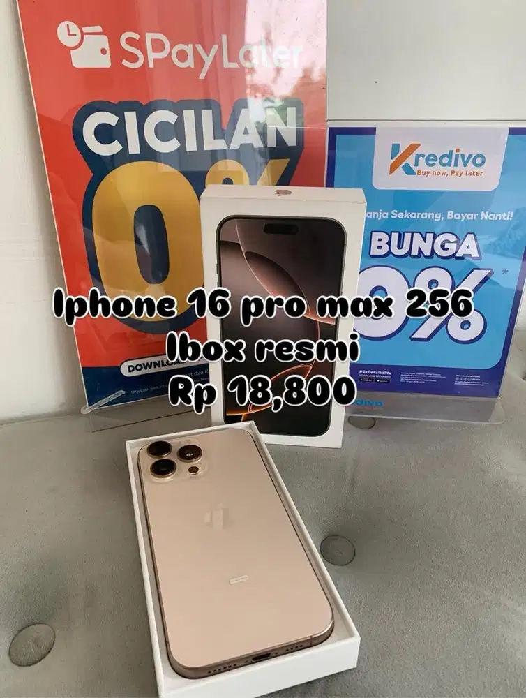 Iphone 16 Pro Max 256Gb ibox garansi panjang