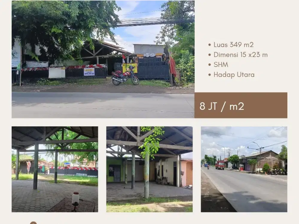 Tanah Lokasi usaha Strategis Pinggir Jalan Nasional Semarang Purwodadi