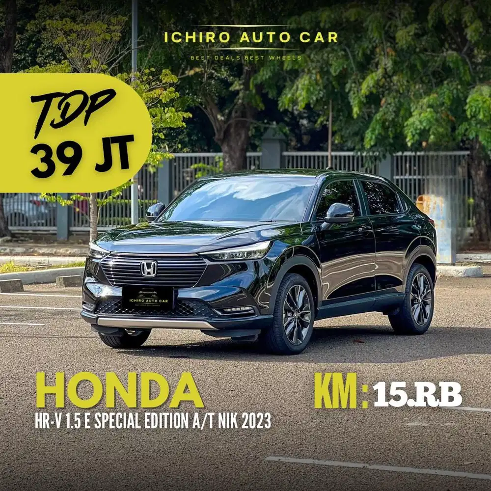 HRV SE 2023 KM LOW MOBIL IMPIAN SEMUA KELUARGA BERGARANSI 1 TAHUN