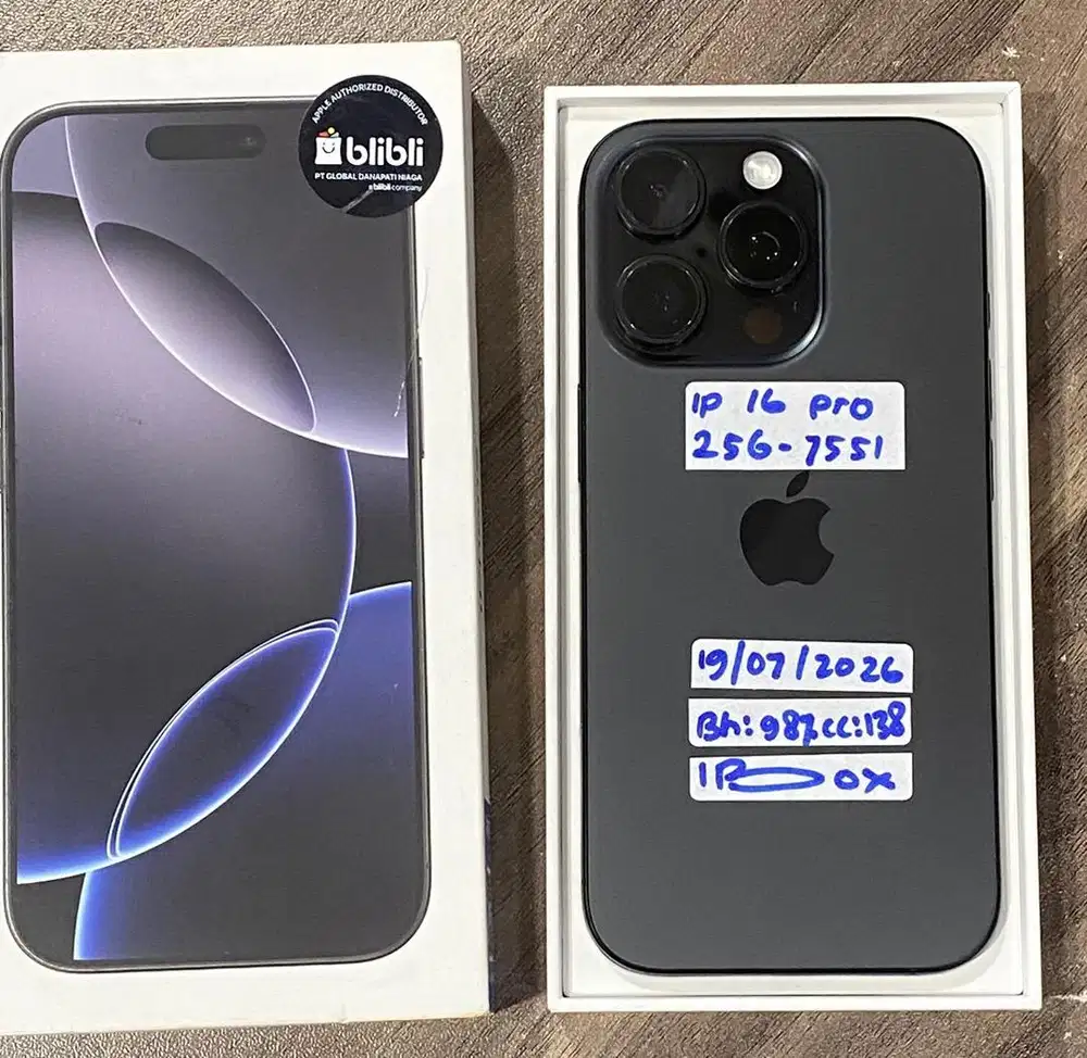 iphone 16 pro 256gb ibox fullset