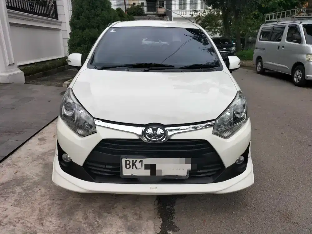 Odo 60rb‼️Toyota Agya TRD AT MATIC PUTIH 2019
