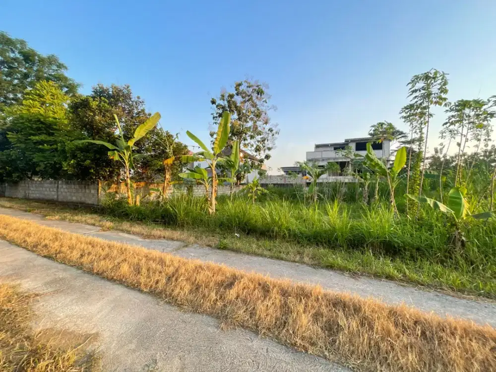 Dijual tanah 2 kavling 50meter dari jalan utama, akses jalan lebar 6meter