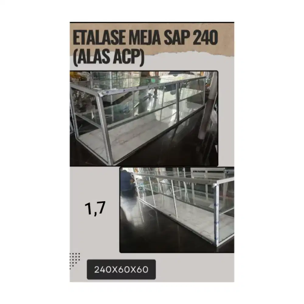 Etalase warung makan