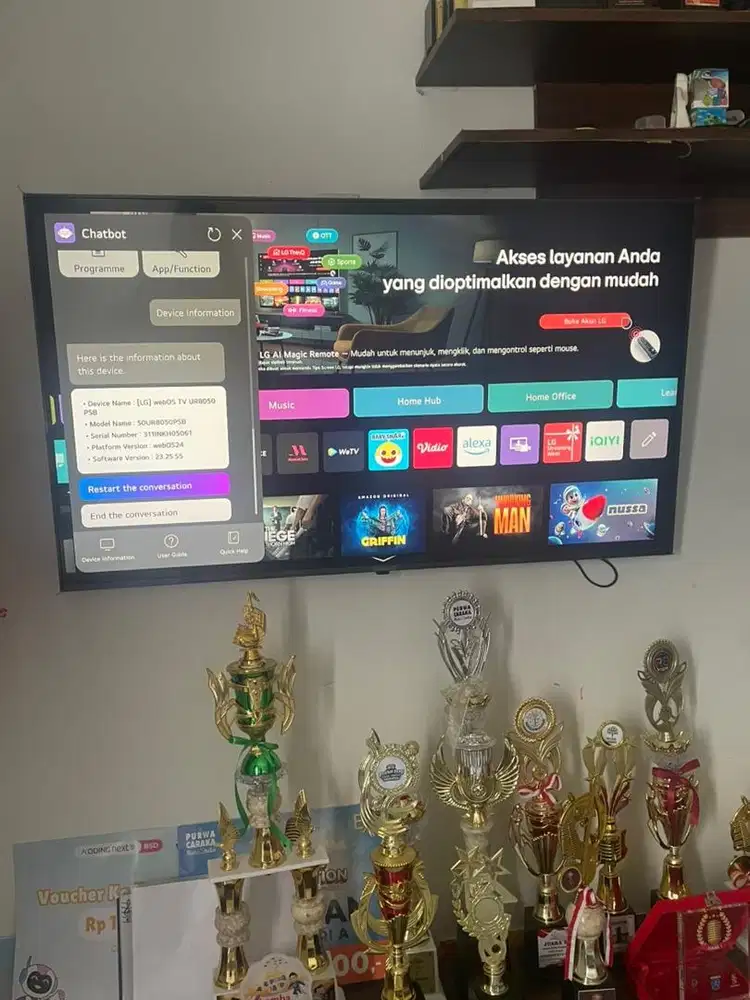 Dijual cepat LG smart UHD web os 4k LIKE A NEW