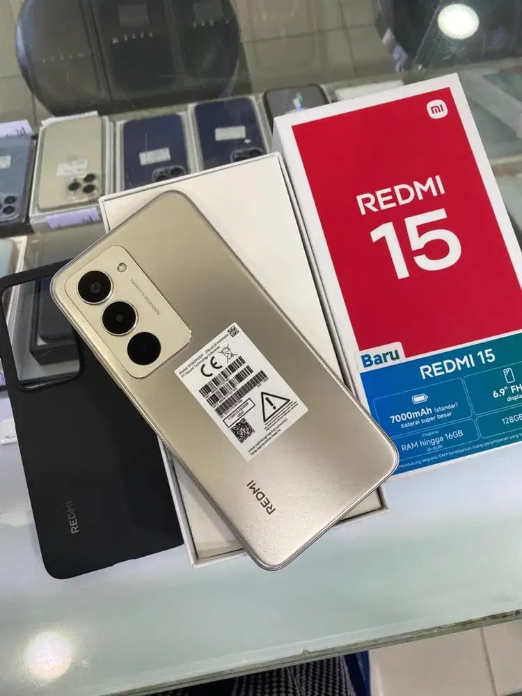 redmi 15 8/128 baru pakai 1bulan