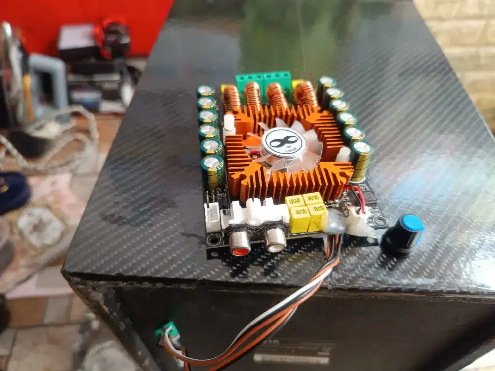 Subwoofer LG 6,5inc dan power TDA 7498e