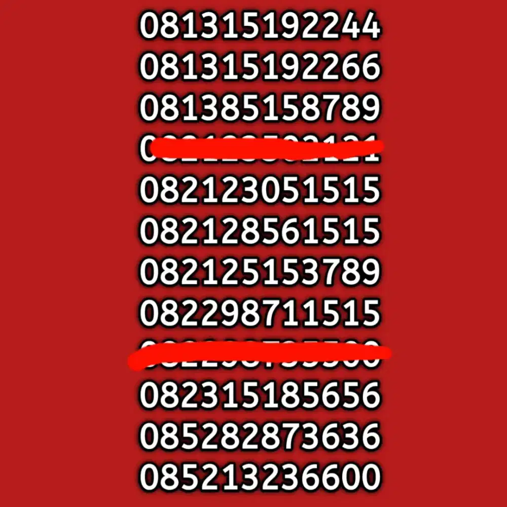 nomor cantik telkomsel simpati as