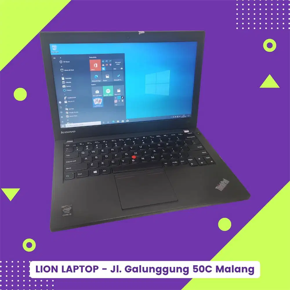 RAM 8GB SSD 256GB Core i5 Murah Lenovo Thinkpad X240 [21|11]