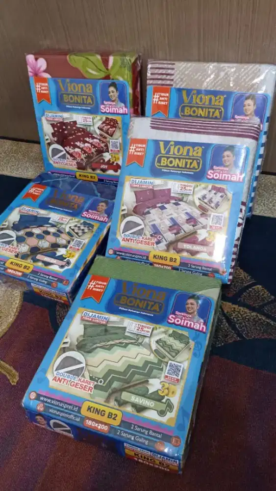 Sprei bonita ukuran 180