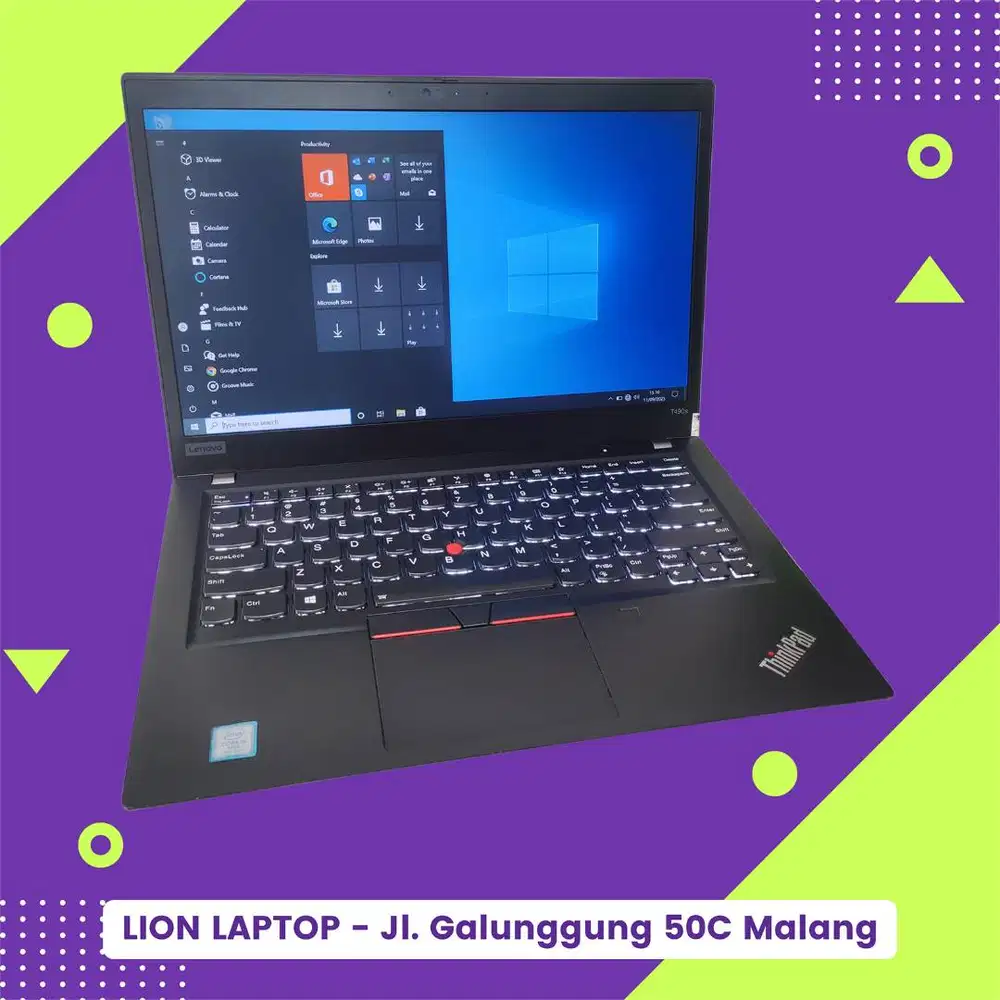 RAM 16GB SSD 512GB Core i5 Slim Lenovo Thinkpad T490s [21|11]