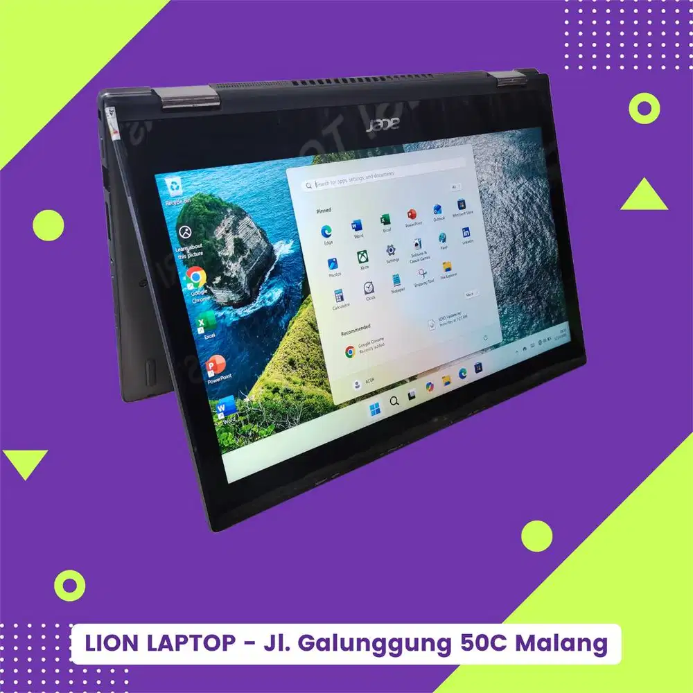 2 in 1 Flip Core i5 Gen 8 8/256 Acer Spin SP513-52N [21|11]