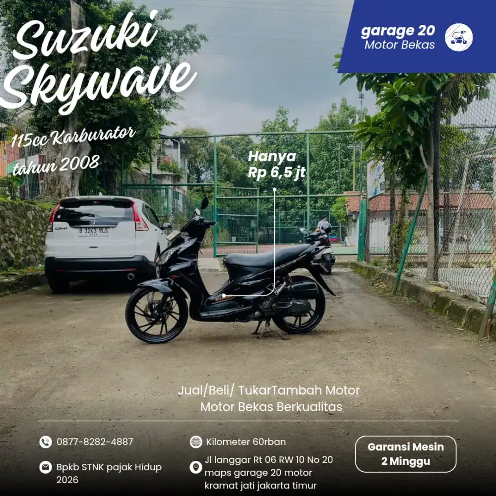 Suzuki skywave 115 cc Tahun 2008