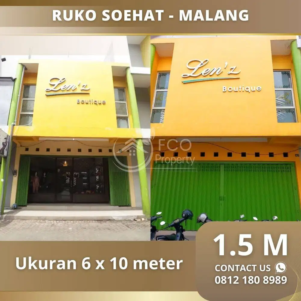 Ruko Soekarno Hatta Malang Lokasi Strategis Pusat Bisnis