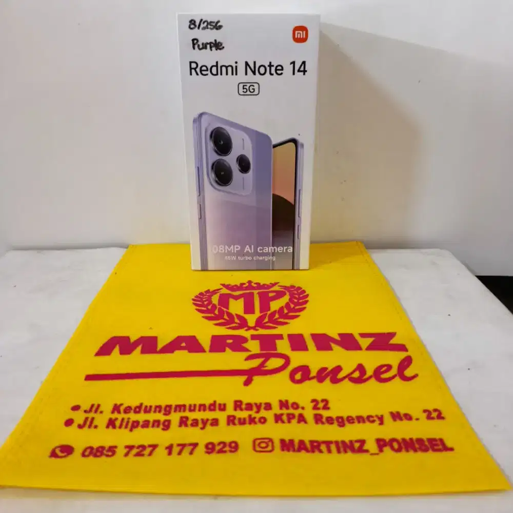 Redmi Note 14 5g 8/256 garansi resmi
