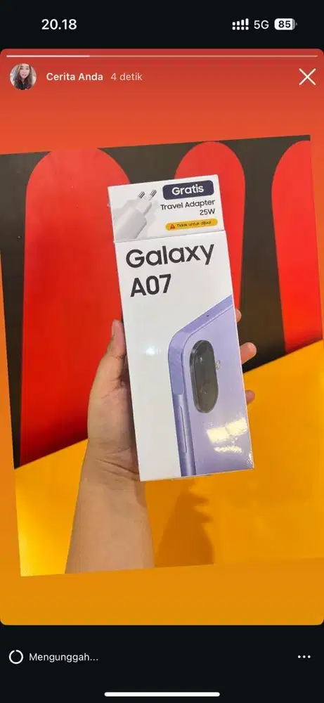 Samsung a07 ram garansi resmi 12 bln