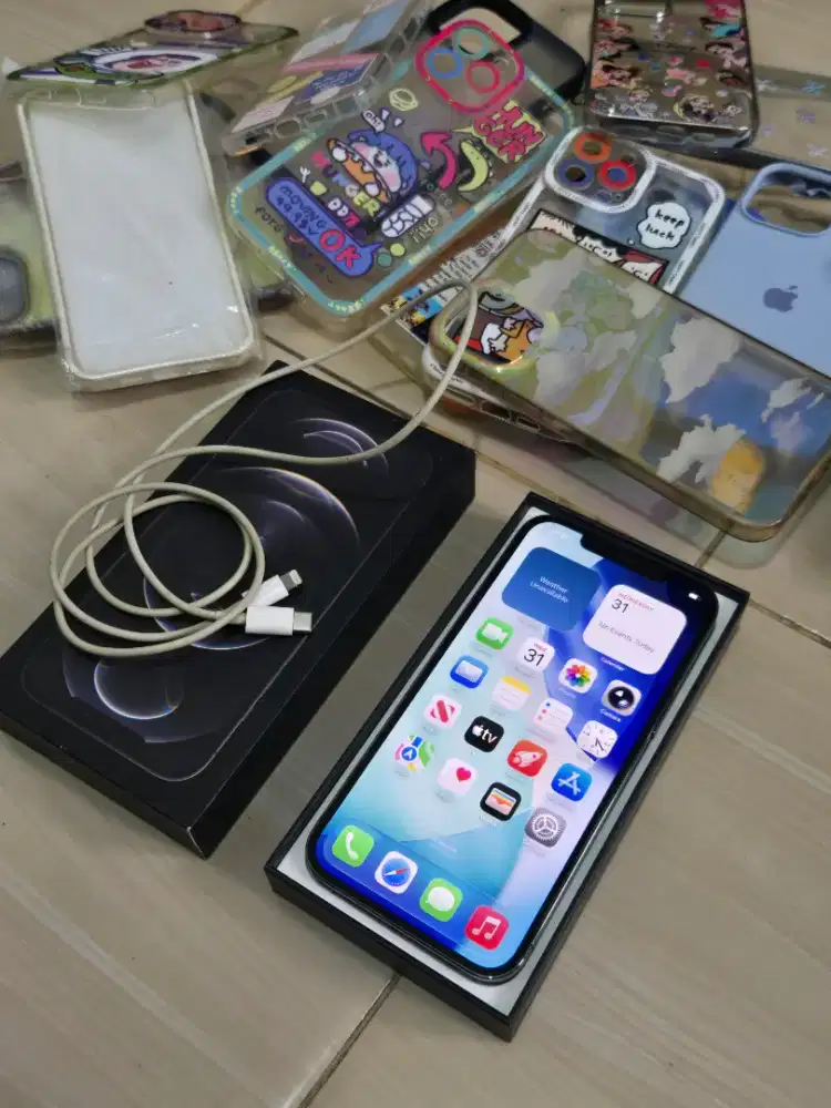 JUAL BU IPHONE 12 PROMAX INTERNAL 128GB IBOXX