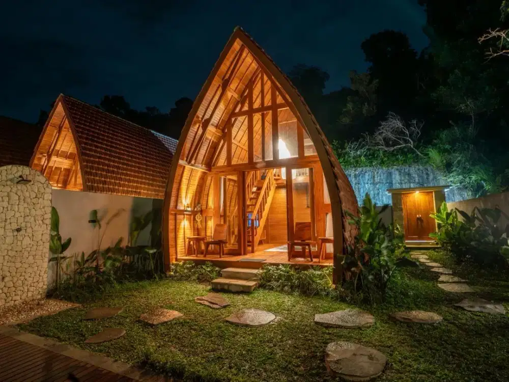 VILLA PRIBADI 1 KAMAR TIDUR – RESORT EKSKLUSIF DI NUSA PENIDA ( ML )
