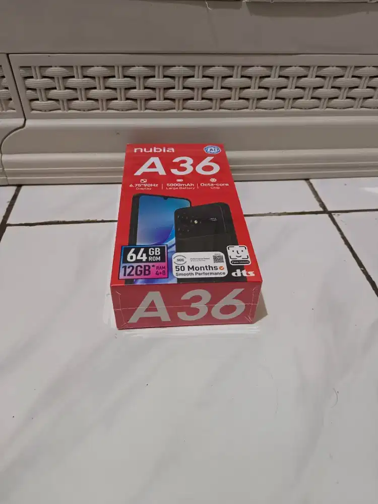 Nubia a36 4/64 segel