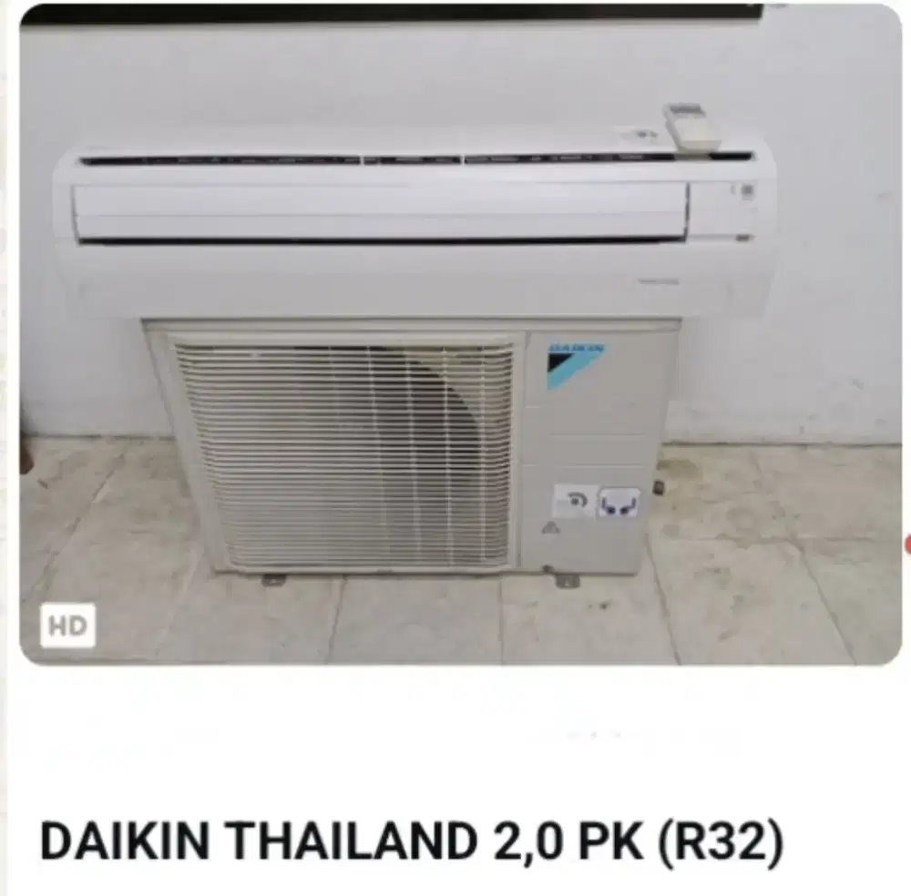 Ac bekas daikin thailand 2 pk