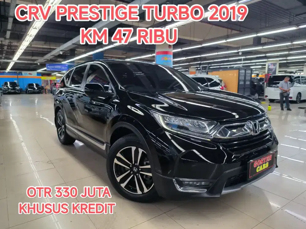 Km 47 ribu HONDA CRV PRESTIGE TURBO AT 2019 KONDISI ISTIMEWA