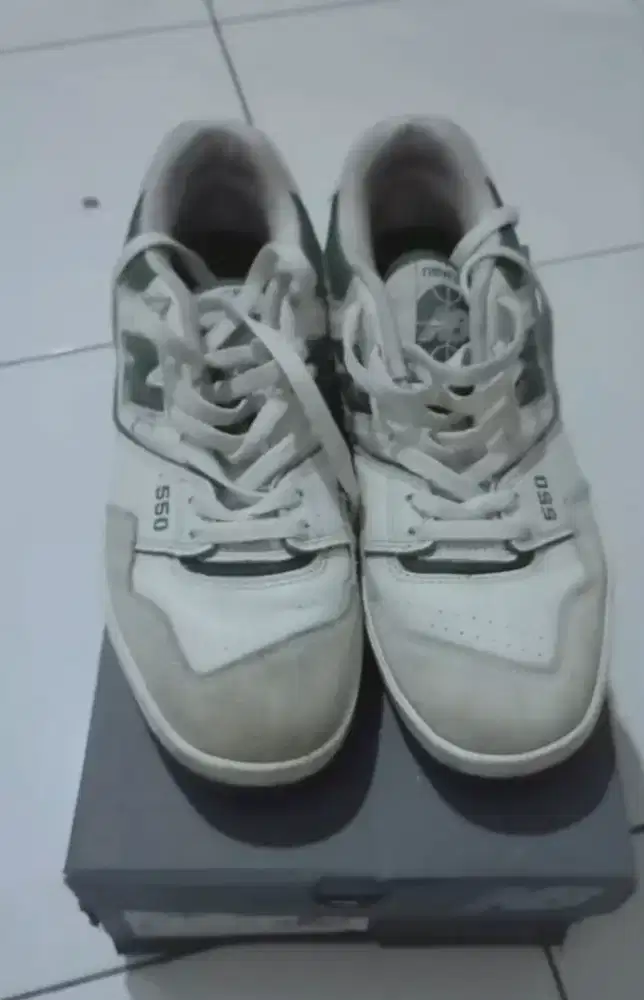 New balance 550 white green