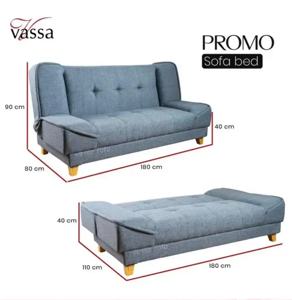 Preloved SOFA vassa (bonus STOOL)