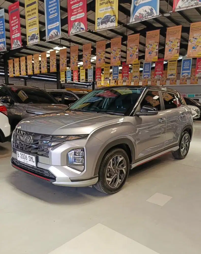 LOW KM CRETA PRIME AT 2022 GREY SILVER LIKE NEW