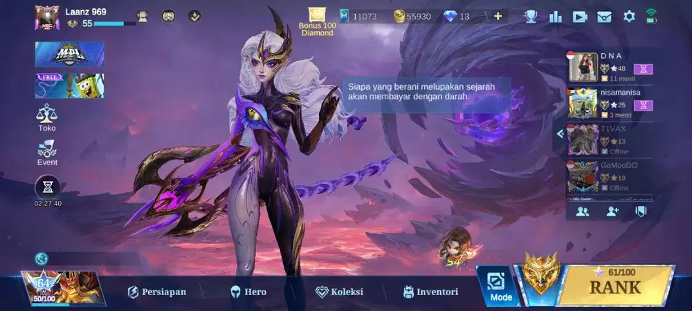 Saya mau jual akun nego aja sampai deal