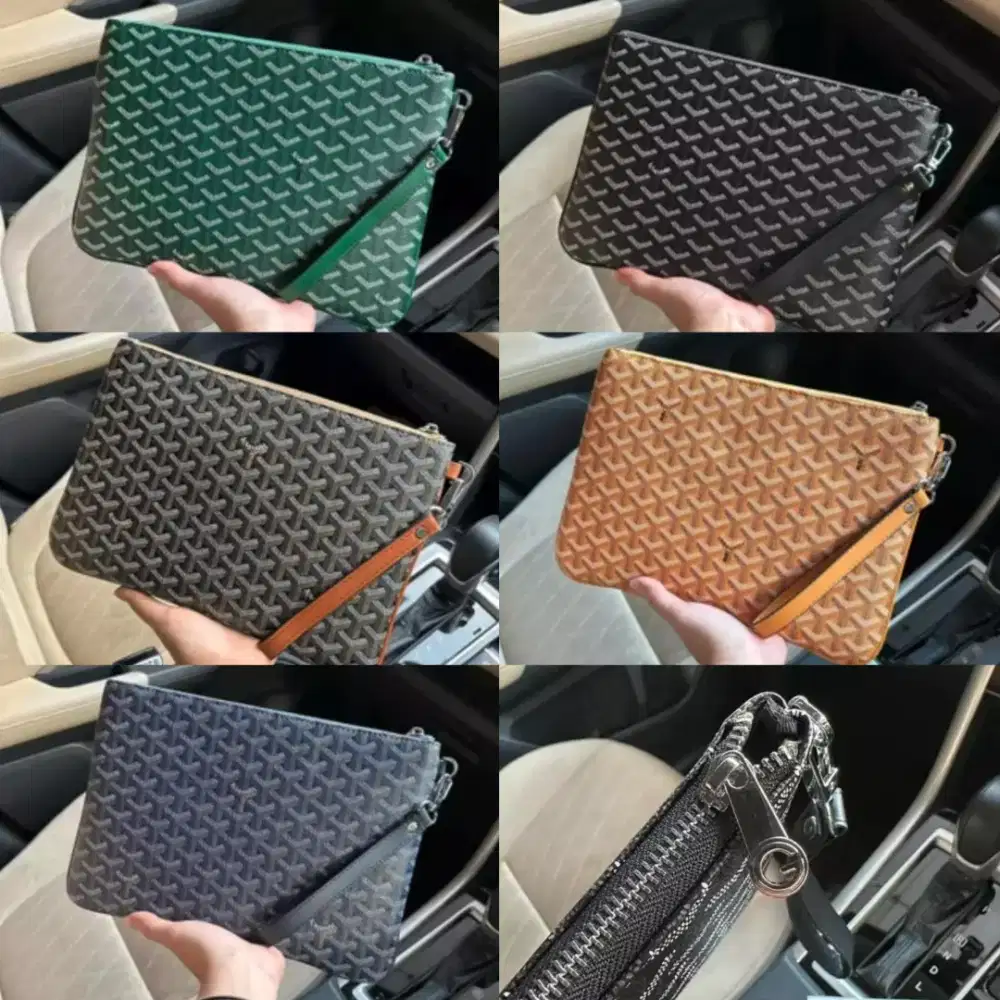 Clutch Goyard Men Pouch Handbag Pria