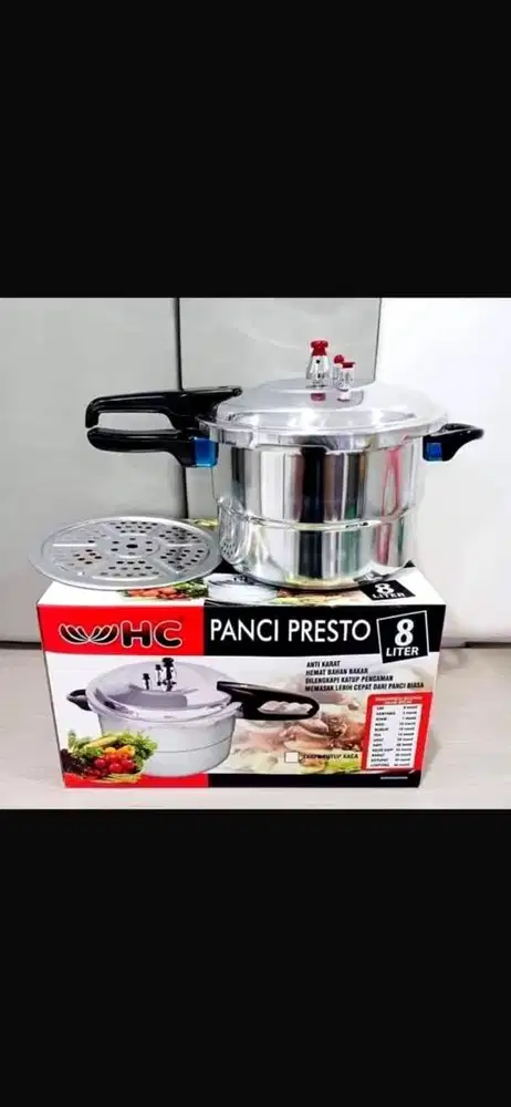 Ready Stock Panci Presto Hc Ukuran 8 Liter