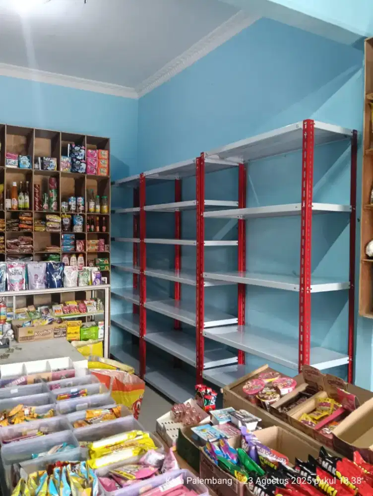 Rak gudang siku besi