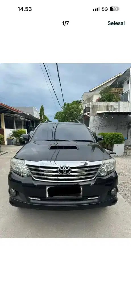 Fortuner vnt G 2013 dabosrd hitam