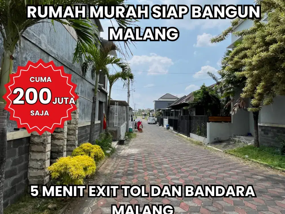 Rumah Siap Bangun Akses Tol dan Bandara Cuma 200 Jutaan